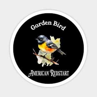 Garden Bird American RedStart Magnet